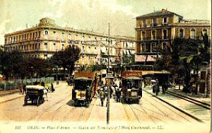 PA c- 011- Place d'Armes- trams et autobus